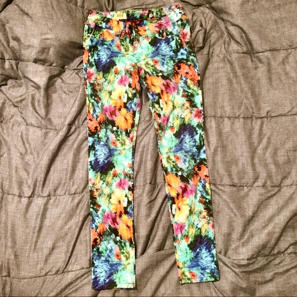 Floral print skinny jeans - Picture 2 of 7